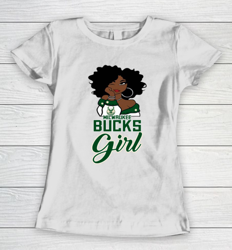 Milwaukee Bucks Girl NBA Women's T-Shirt 3