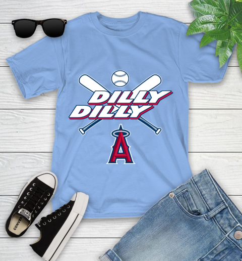 MLB Los Angeles Angels Dilly Dilly Baseball Sports Youth T-Shirt 11