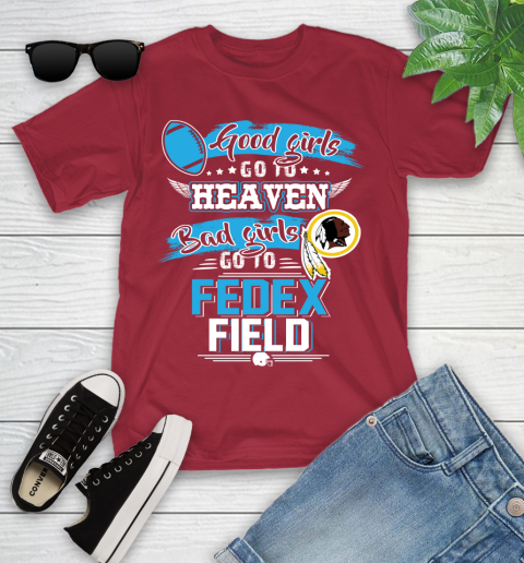Washington Redskins NFL Bad Girls Go To Fedex Field Shirt Youth T-Shirt 14
