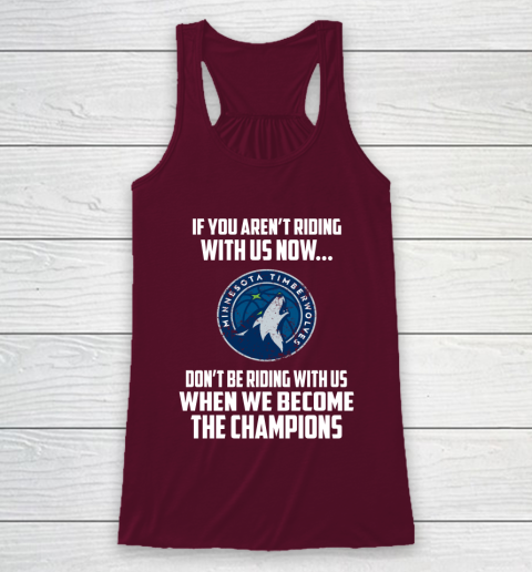 NBA Minnesota Timberwolves Basketball We Become The Champions Racerback Tank 2