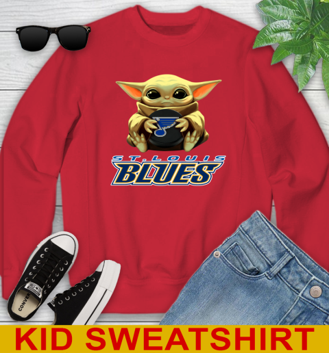 NHL Hockey St.Louis Blues Star Wars Baby Yoda Shirt 120