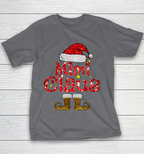 Funny Santa Mimi Claus Merry Christmas Youth T-Shirt 5