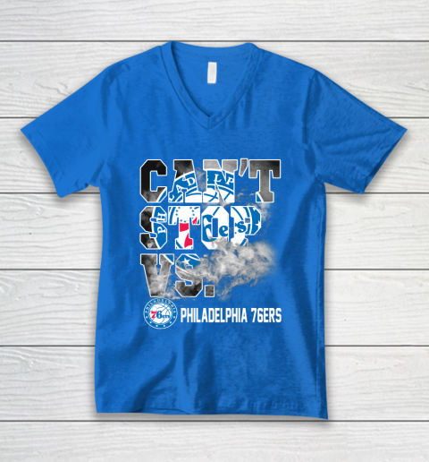 NBA Philadelphia 76ers Basketball Can't Stop Vs V-Neck T-Shirt 5
