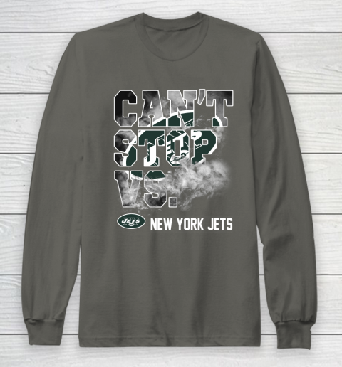 NFL New York Jets Can't Stop Vs Long Sleeve T-Shirt 5