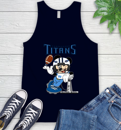 NFL Tennessee Titans Mickey Mouse Disney Super Bowl Football T Shirt Tank Top 3