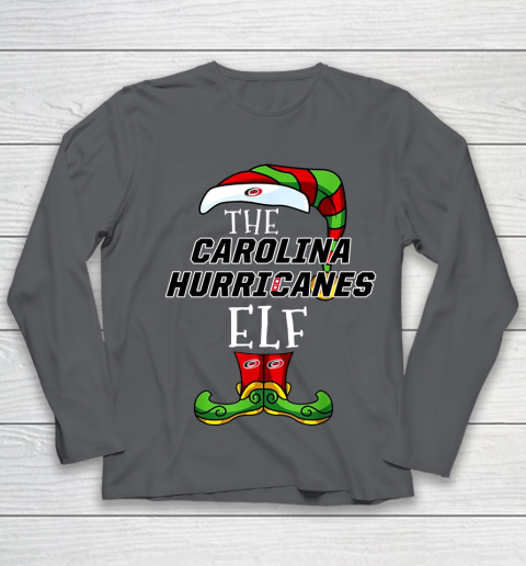 Carolina Hurricanes Christmas ELF Funny NHL Youth Long Sleeve 6