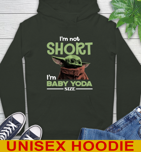 I'm Not Short I'm Baby Yoda Size Funny Star Wars Shirts 24