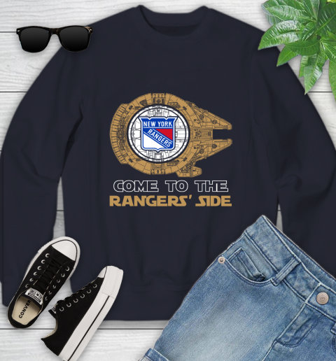 NHL Come To The New York Rangers Wars Hockey Sports Youth Sweatshirt 2