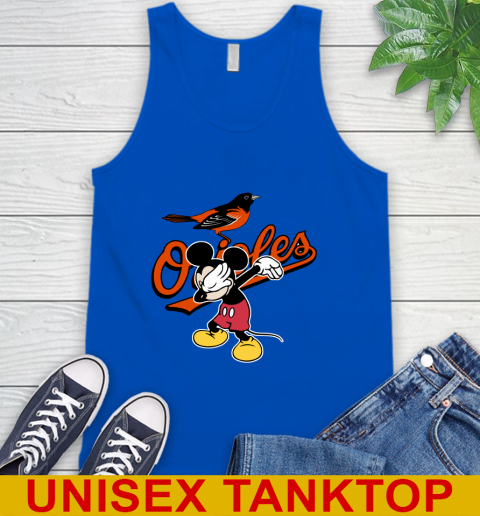 Baltimore Orioles MLB Baseball Dabbing Mickey Disney Sports Tank Top 5