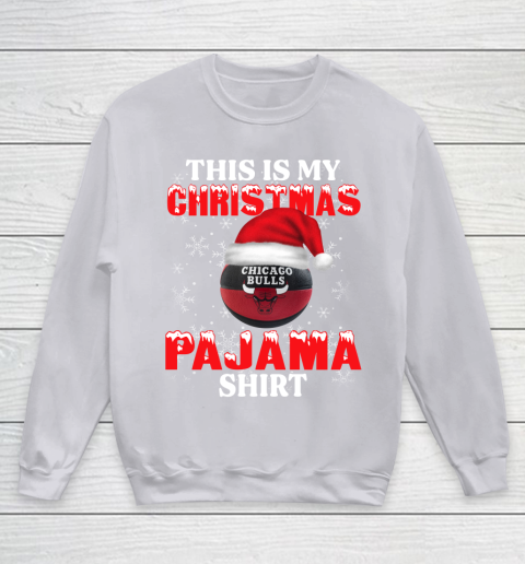 Chicago Bulls This Is My Christmas Pajama Shirt NBA Youth Sweatshirt 3