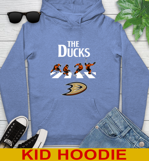 NHL Hockey Anaheim Ducks The Beatles Rock Band Shirt Youth Hoodie 12