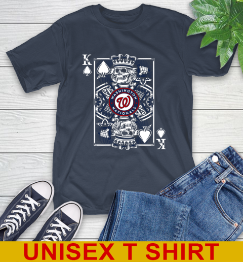 Washington Nationals MLB Baseball The King Of Spades Death Cards Shirt T-Shirt 3