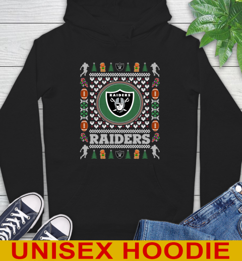 Oakland Raiders Merry Christmas NFL Football Loyal Fan Hoodie