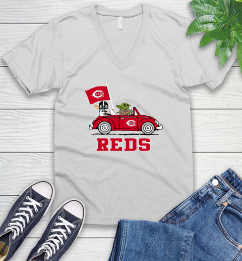 Mlb Baseball Cincinnati Reds Darth Vader Baby Yoda Driving Star