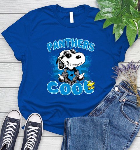 NFL Football Carolina Panthers Cool Snoopy Shirt Women's T-Shirt 10