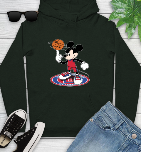 NBA Basketball LA Clippers Cheerful Mickey Disney Shirt Youth Hoodie 12