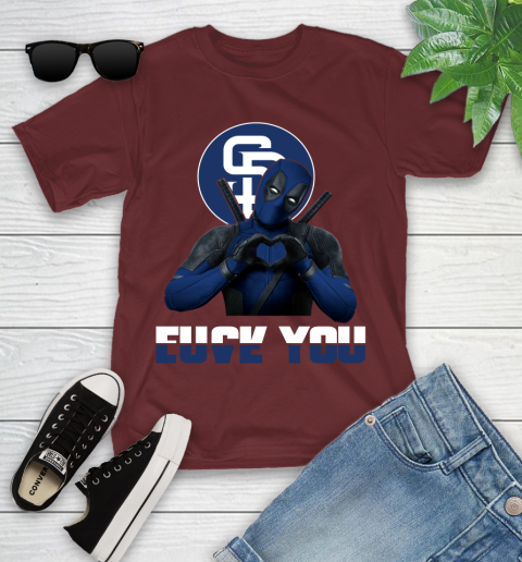 MLB San Diego Padres Deadpool Love You Fuck You Baseball Sports Youth T-Shirt 14