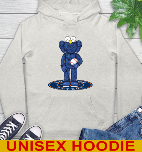 MLB Baseball Houston Astros Kaws Bff Blue Figure Shirt Hoodie 12