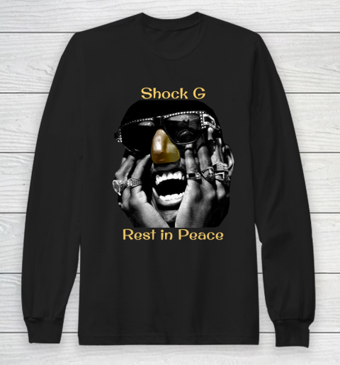 Rip Shock G Rest In Peace Long Sleeve T-Shirt