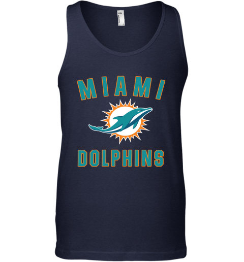 Miami Dolphins NFL Pro Line by Fanatics Branded Aqua Vintage Victory Tank Top