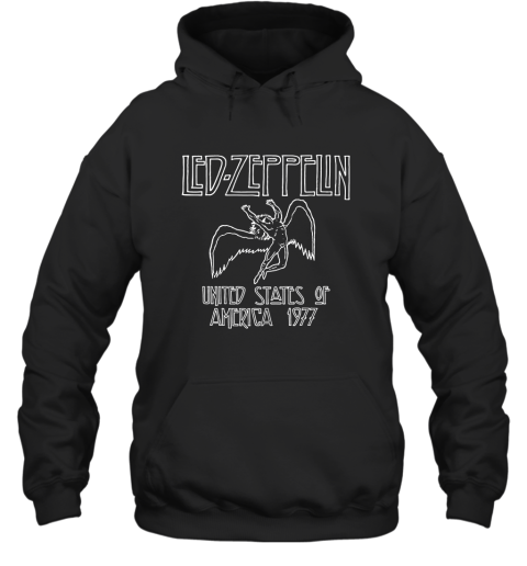 Led Zeppelin 1977 Tour Unisex Crewneck Hoodie