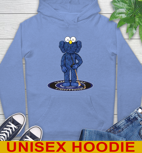 NHL Hockey Tampa Bay Lightning Kaws Bff Blue Figure Shirt Hoodie 11