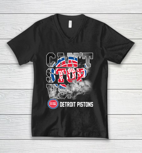 NBA Detroit Pistons Basketball Can't Stop Vs V-Neck T-Shirt