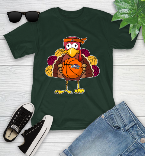 Cleveland Cavaliers Turkey thanksgiving day Youth T-Shirt 5