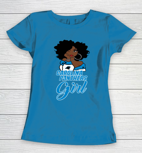 Carolina Panthers Girl NFL Women's T-Shirt 8