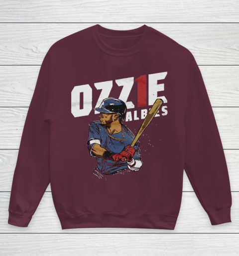 Ozzie Albies 1 Atlanta Brave Youth Sweatshirt 4