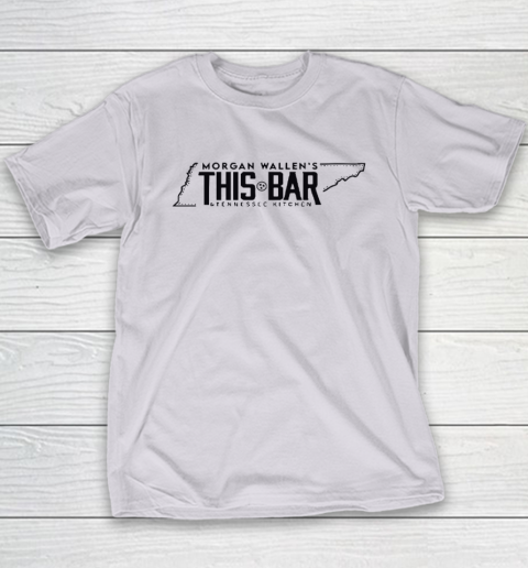 Morgan Wallen's This Bar And Tennessee Kitchen Youth T-Shirt 3