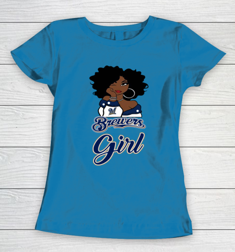 Milwaukee Brewerss Girl MLB Women's T-Shirt 8