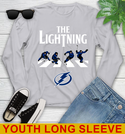 NHL Hockey Tampa Bay Lightning The Beatles Rock Band Shirt Youth Long Sleeve 5