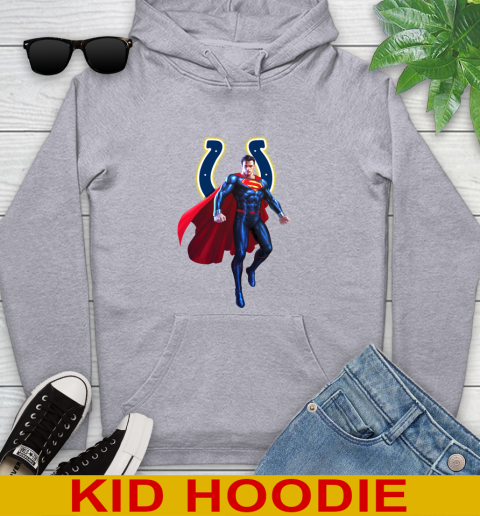 NFL Superman DC Sports Football Indianapolis Colts Youth Hoodie 6