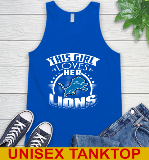 Detroit Lions NFL Football This Girl Loves Her Team 70