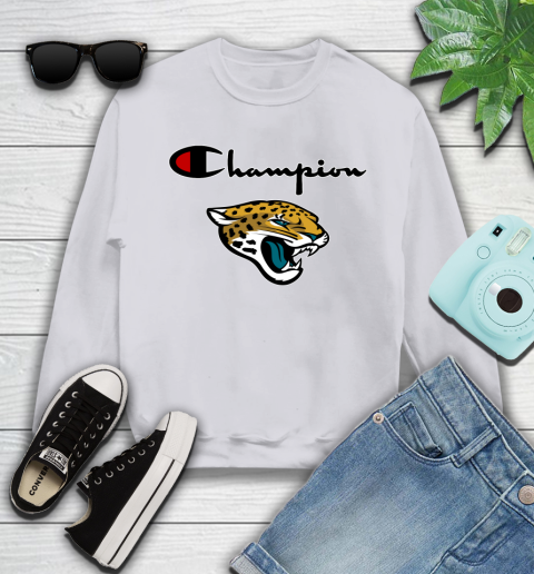 NFL Football Jacksonville Jaguars Champion Shirt Youth Sweatshirt 2