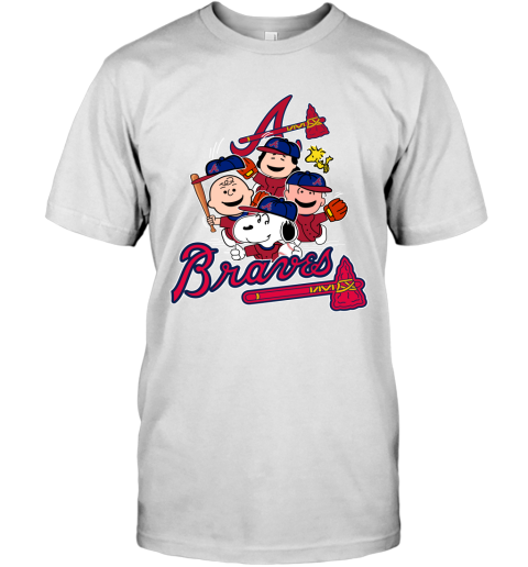 Official snoopy Atlanta Braves Peace Love Braves Shirt - Limotees