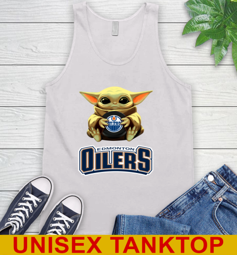 NHL Hockey Edmonton Oilers Star Wars Baby Yoda Shirt 70
