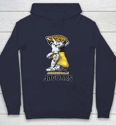 NFL Football My Cat Loves Jacksonville Jaguars Hoodie 2