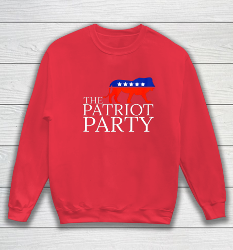 Patriot party top sweatshirt