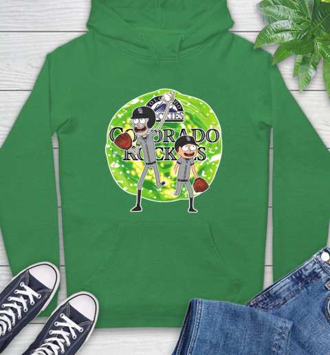 MLB Colorado Rockies Rick And Morty Baseball Sports Hoodie 8