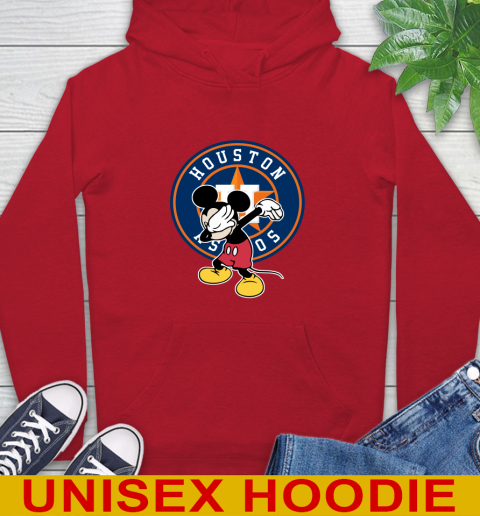 Houston Astros MLB Baseball Dabbing Mickey Disney Sports Hoodie 10