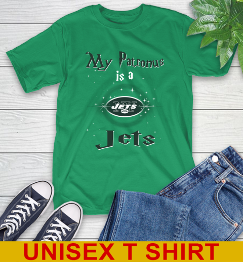 NFL Football Harry Potter My Patronus Is A New York Jets T-Shirt 7
