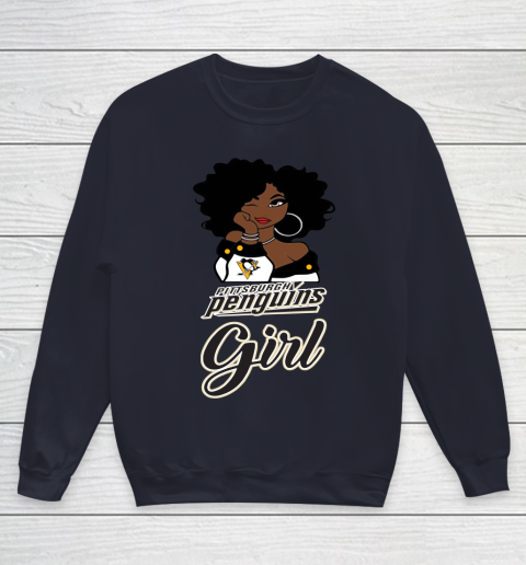 Pittsburgh Penguins Girl NHL Youth Sweatshirt 3