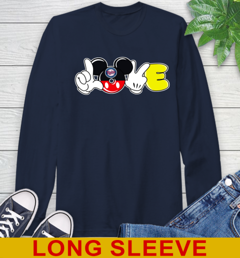 Minnesota Twins MLB Baseball Love Mickey Disney Sports Long Sleeve T-Shirt 4