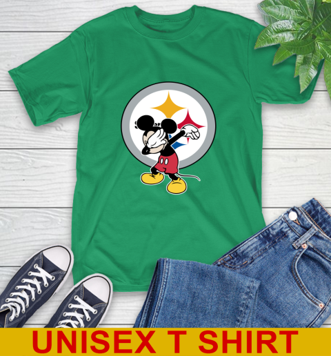 Pittsburgh Steelers NFL Football Dabbing Mickey Disney Sports T-Shirt 7