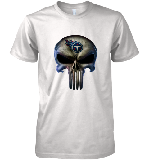 Tennessee Titans The Punisher Mashup Football Premium Men's T-Shirt