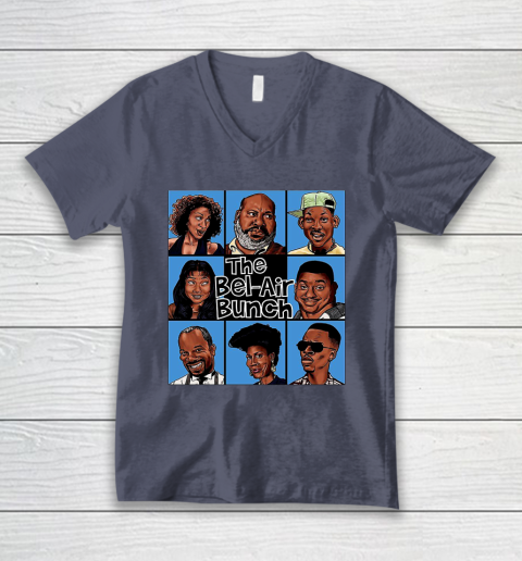 The Bel Air Bunch Fresh Prince Of Bel Air V-Neck T-Shirt 7