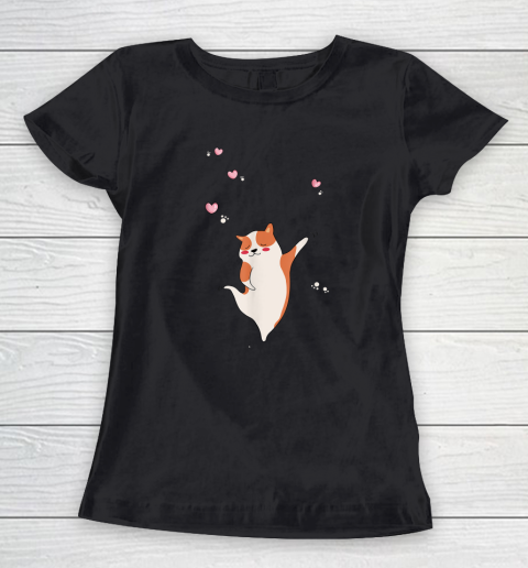 Adorable Dancing Puppy Dog Lover Women's T-Shirt