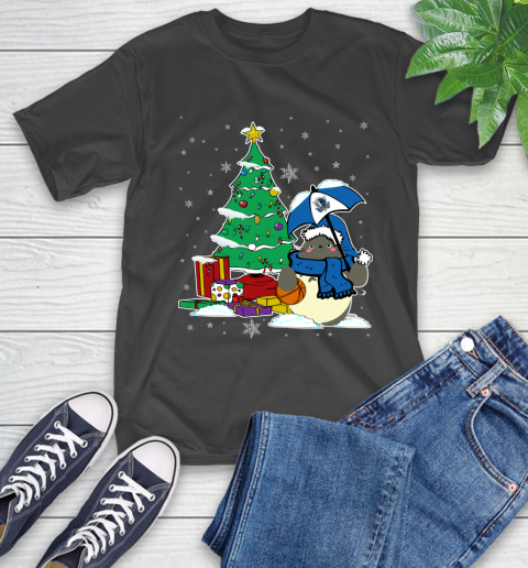 Dallas Mavericks NBA Basketball Cute Tonari No Totoro Christmas Sports T-Shirt